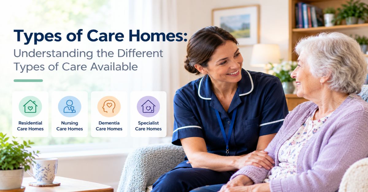 Types of Care Homes: Understanding the Different Types of Care Available